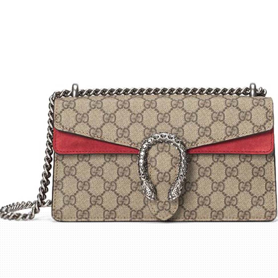 G*u*i dionysus medium gg shoulder bag 400249  (28*17*9cm)